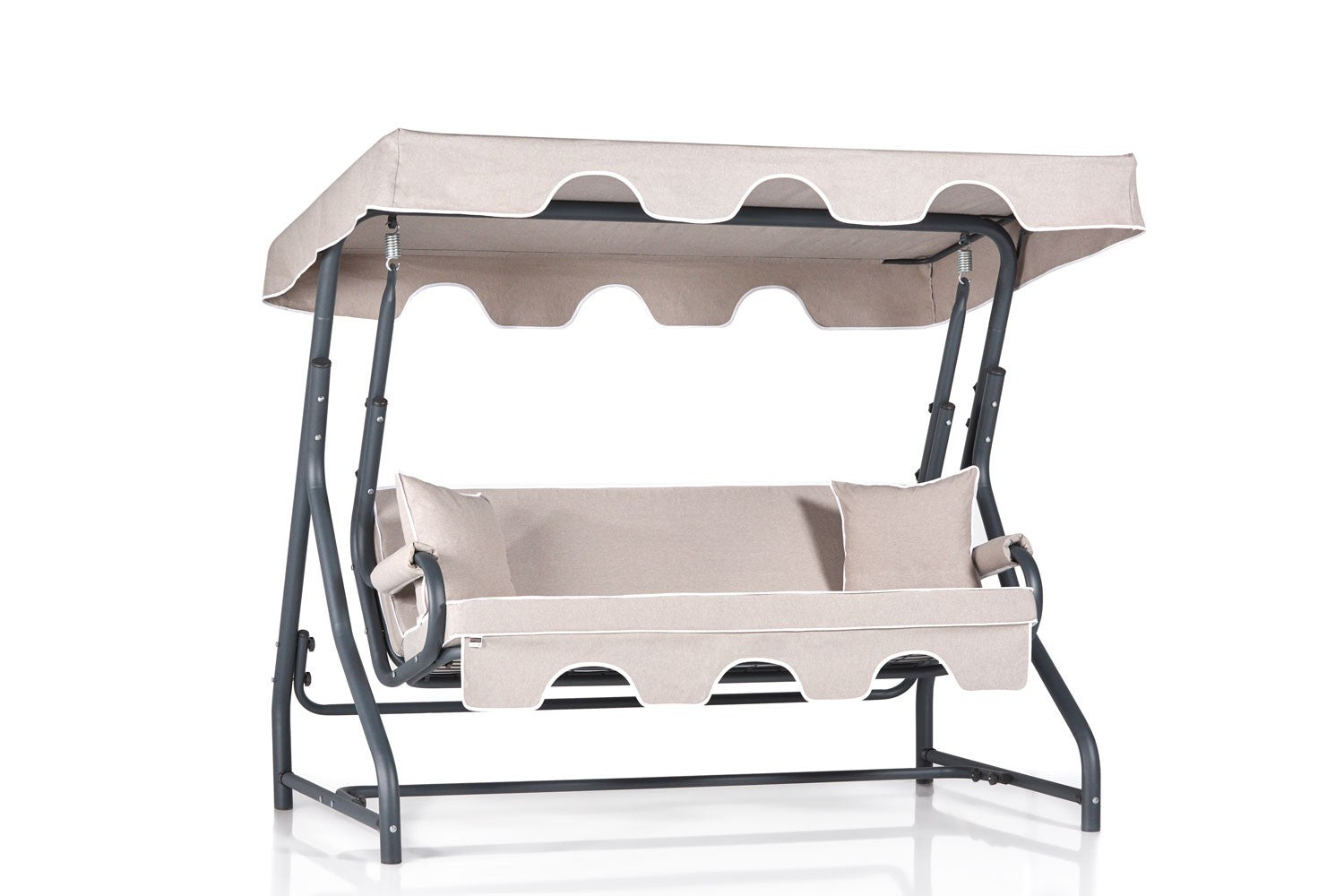 Chaise swing triple jardin Olea 4 - Multicolor