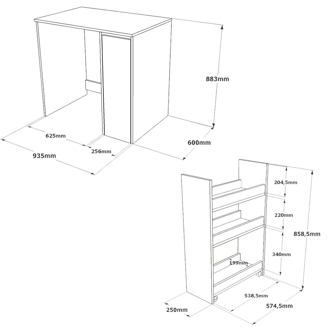 Armoire de toilette SA1-WK