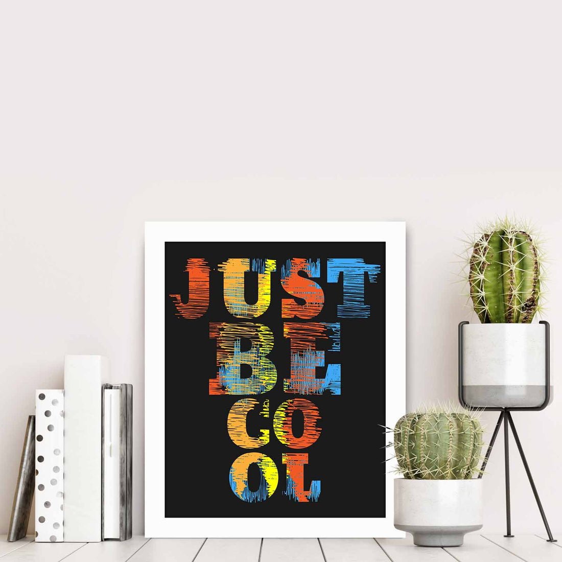 Peinture mdf encadrée décorative BCT-084