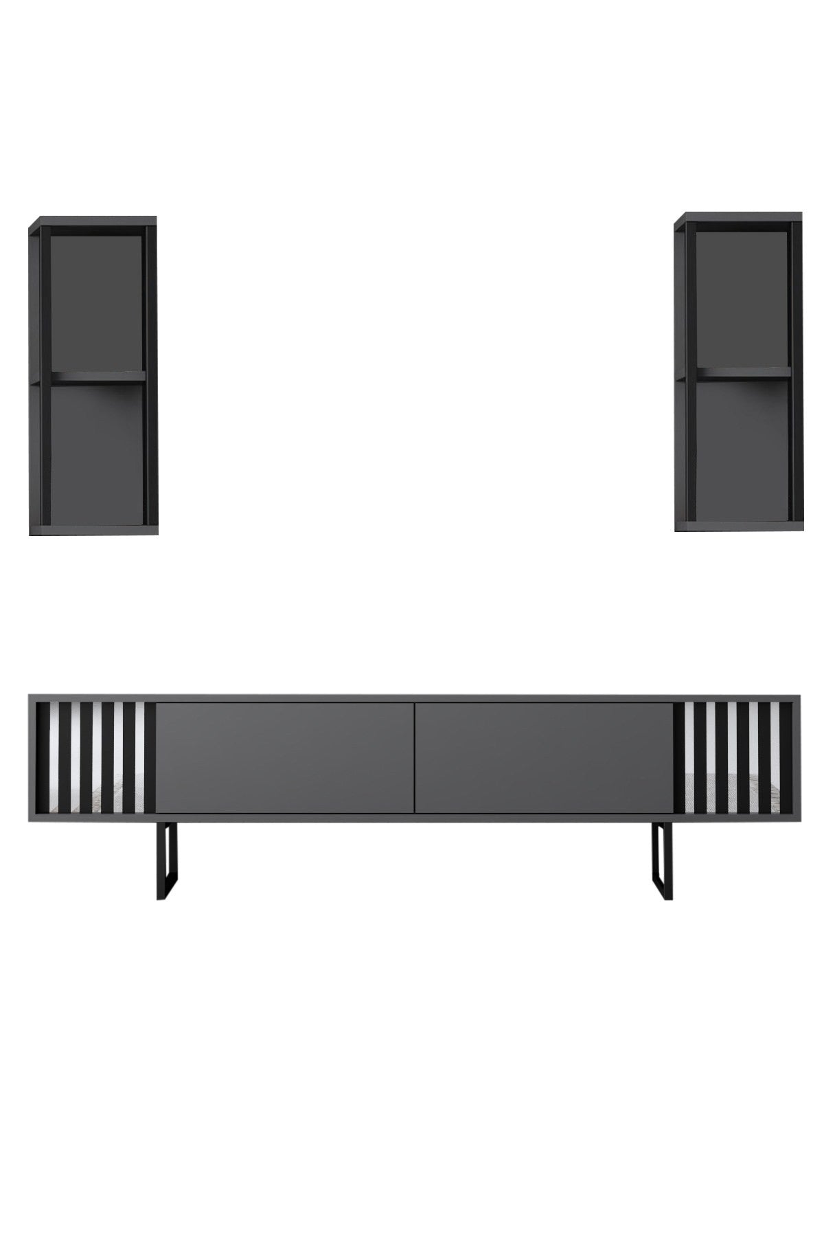 Unité de télévision Chrome Line - Anthracite, Black