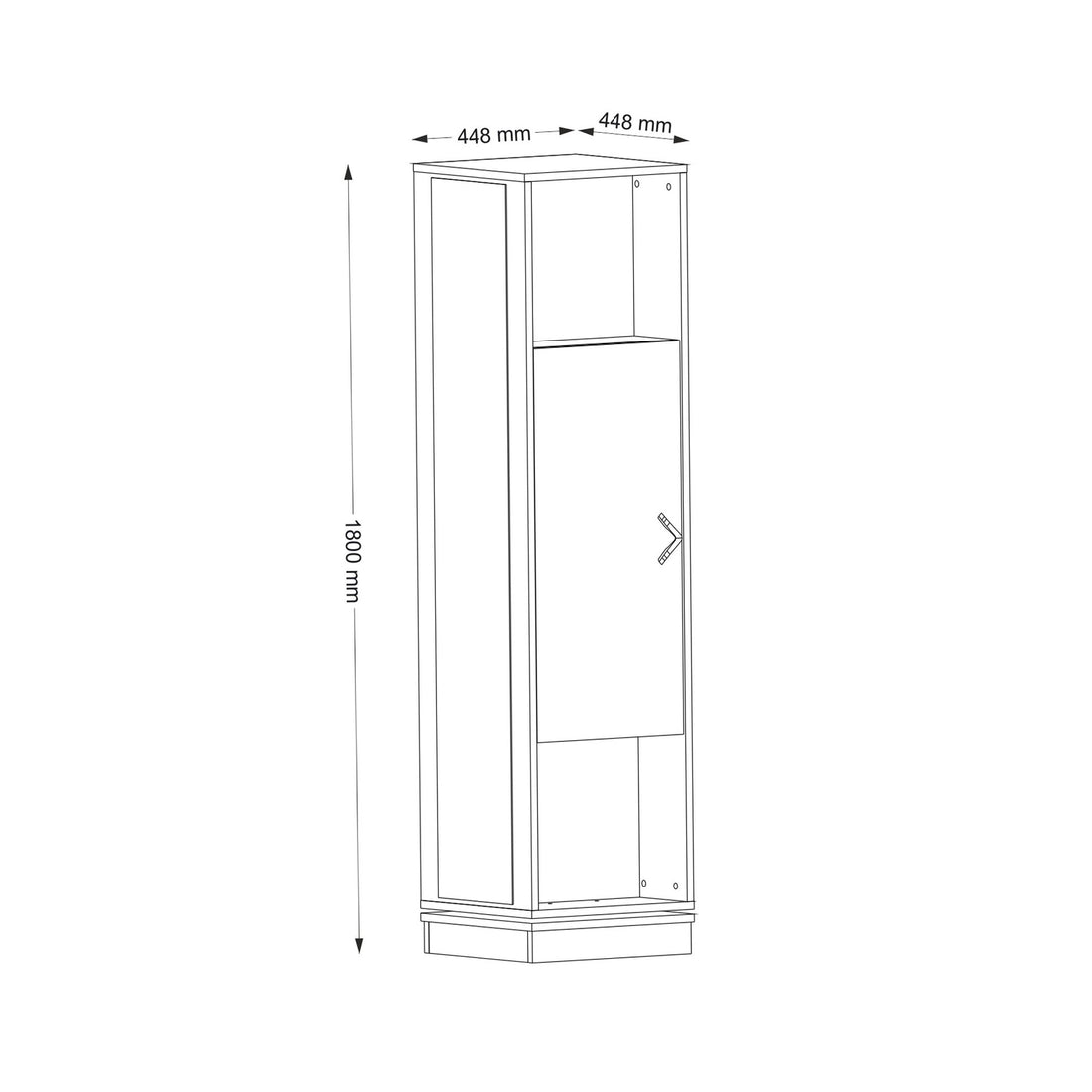 Support d'entrée Roll - Walnut