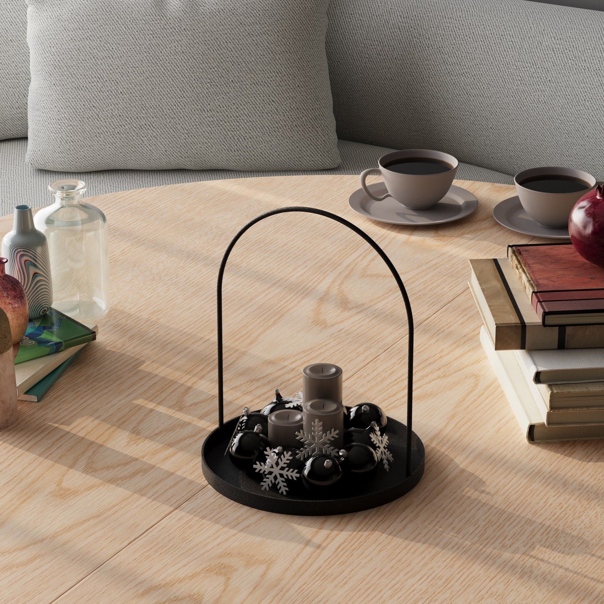 Accessoire en métal décoratif Kos - Black