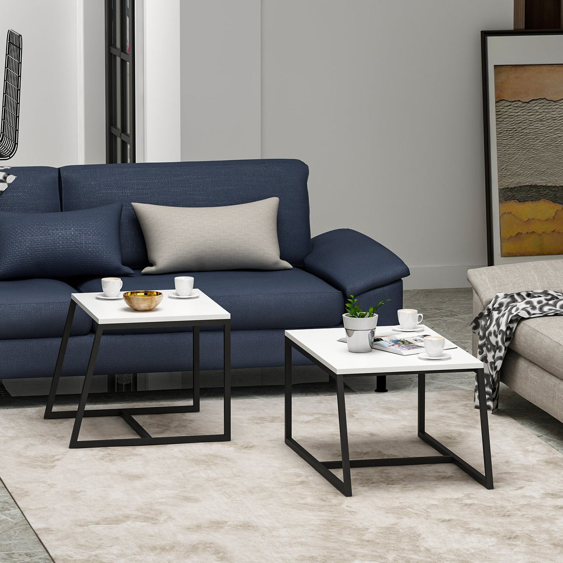 Table basse Minimal - White