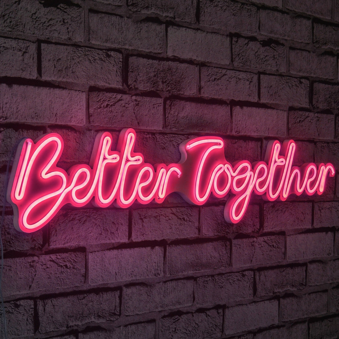 Éclairage LED en plastique décoratif Better Together - Pink