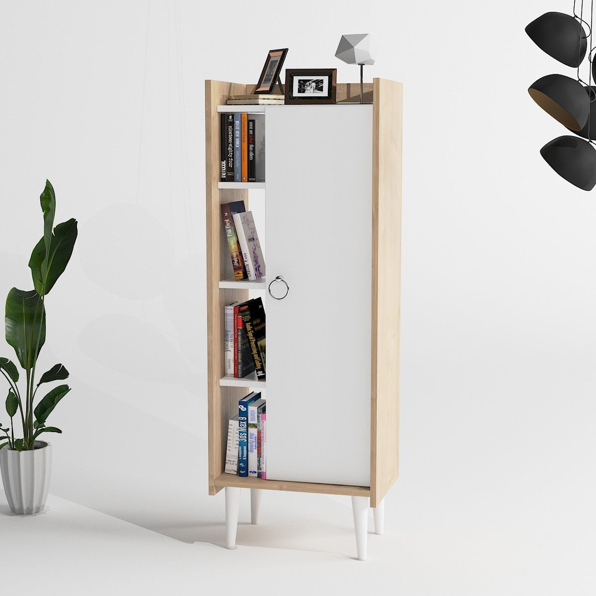 Armoire polyvalente Lagomood Ruby - Oak, White