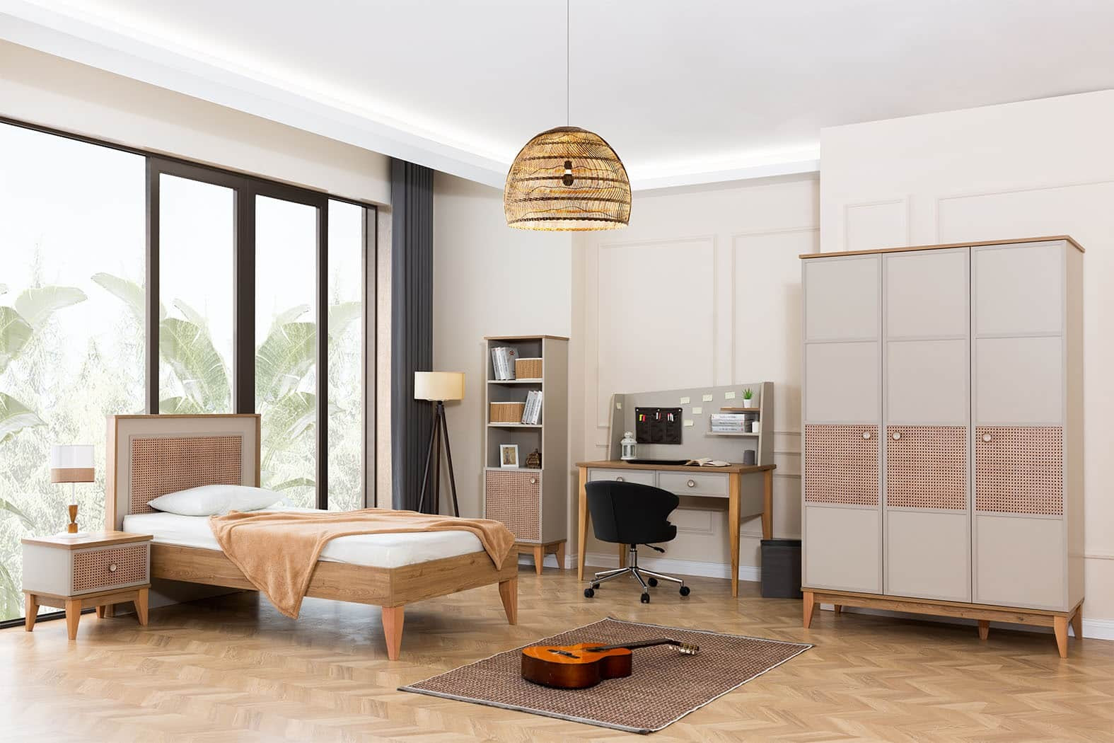 Natura Ensemble chambre enfant/ado complète (6 éléments)