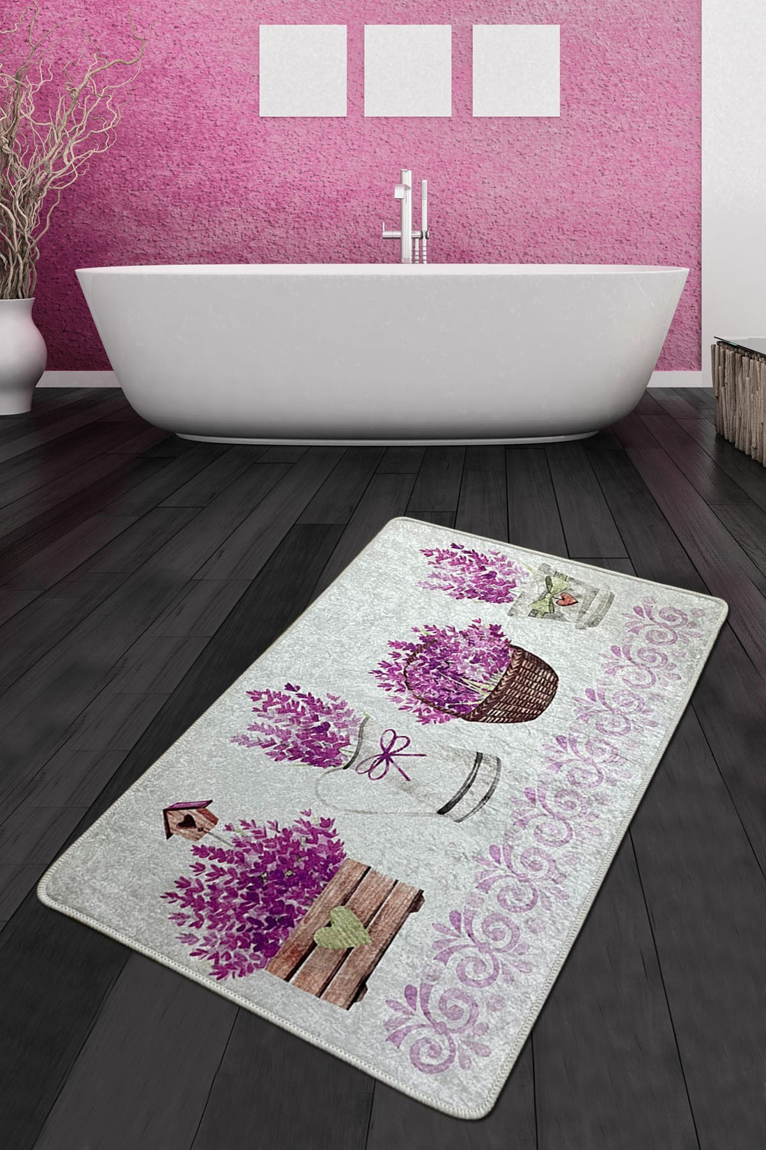 Tapis de bain Giardino Di Lavanda Djt (80 x 100)