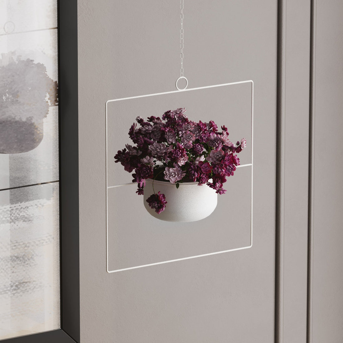 Pot décoratif Pandantif - White