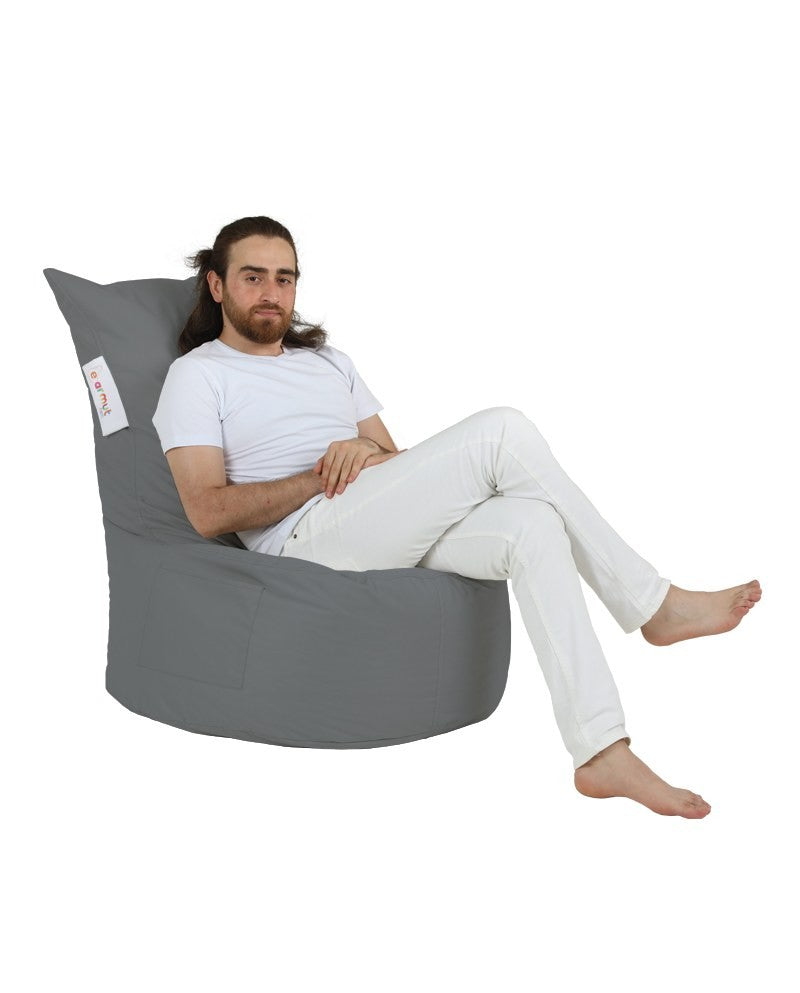 Pouf de jardin Balina - Dark Grey