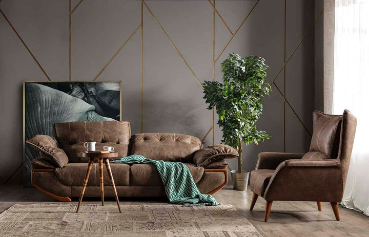 Relax Canapé 3 Places Marron