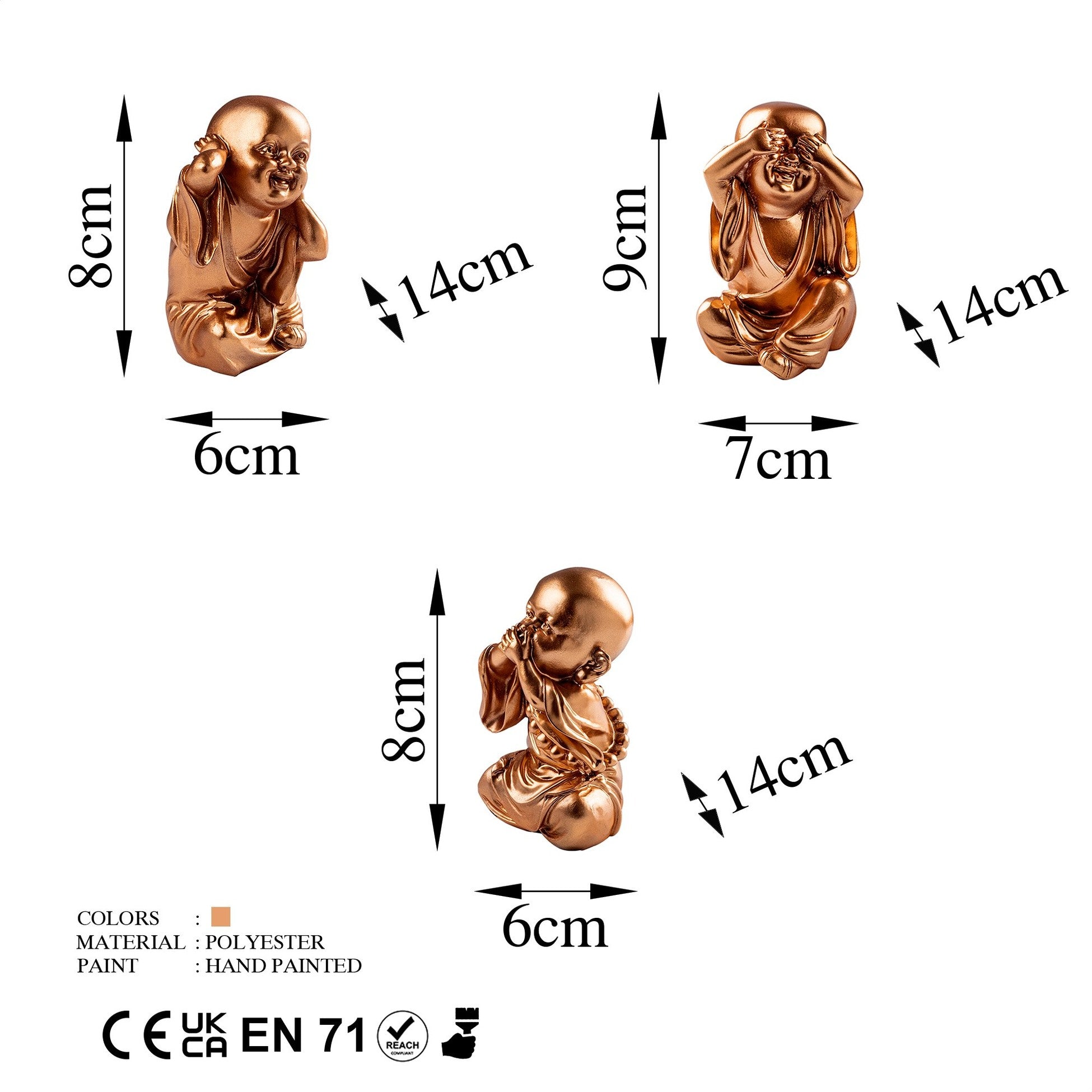 Objet de décoration DON'T SEE 
DON'T HEAR
DON'T KNOW 2