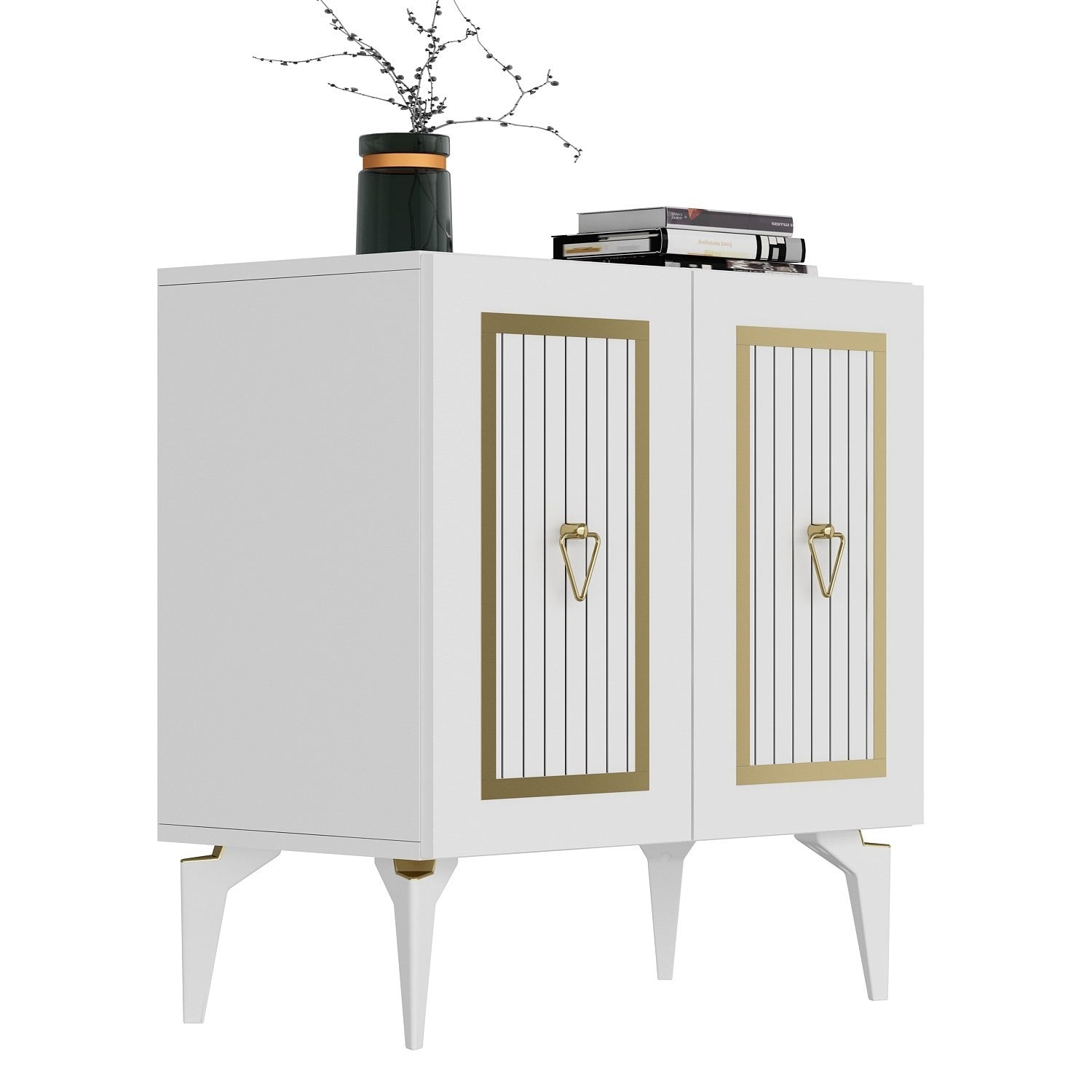 Console Capri - White, Gold