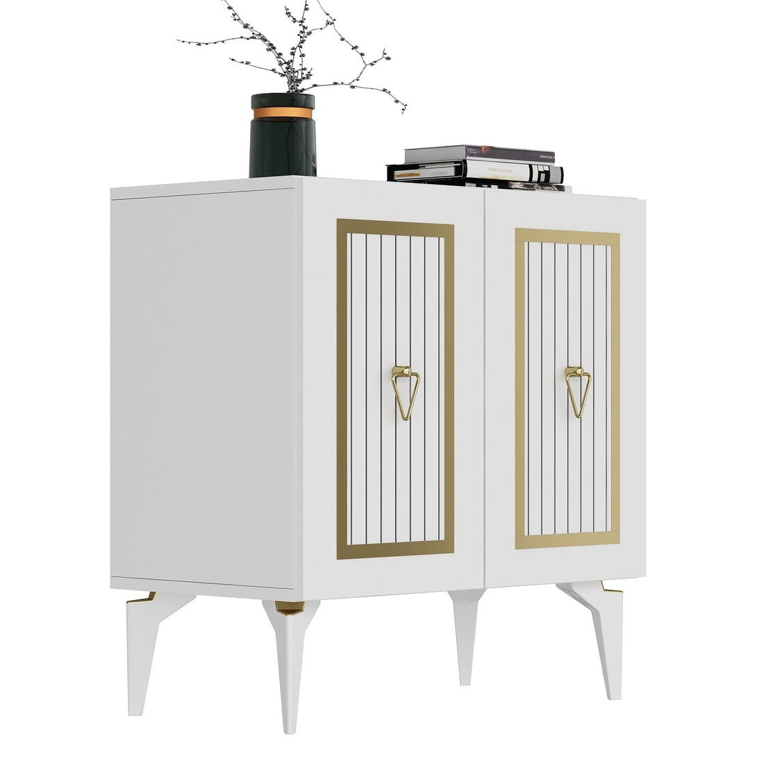 Console Capri - White, Gold