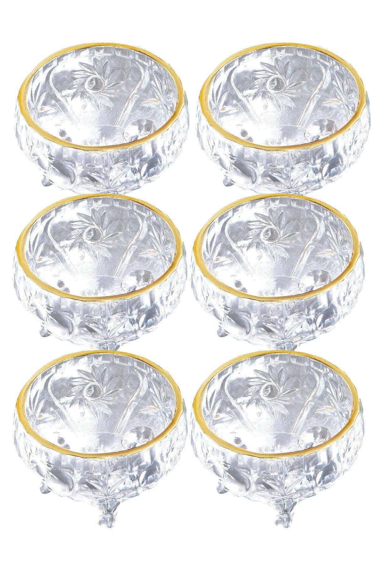 Bowl Set (6 pièces) İP-AHE6B - Sun Gilding