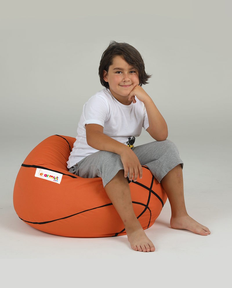 Pouf de jardin Basketball Kids Pouf - Tile Red