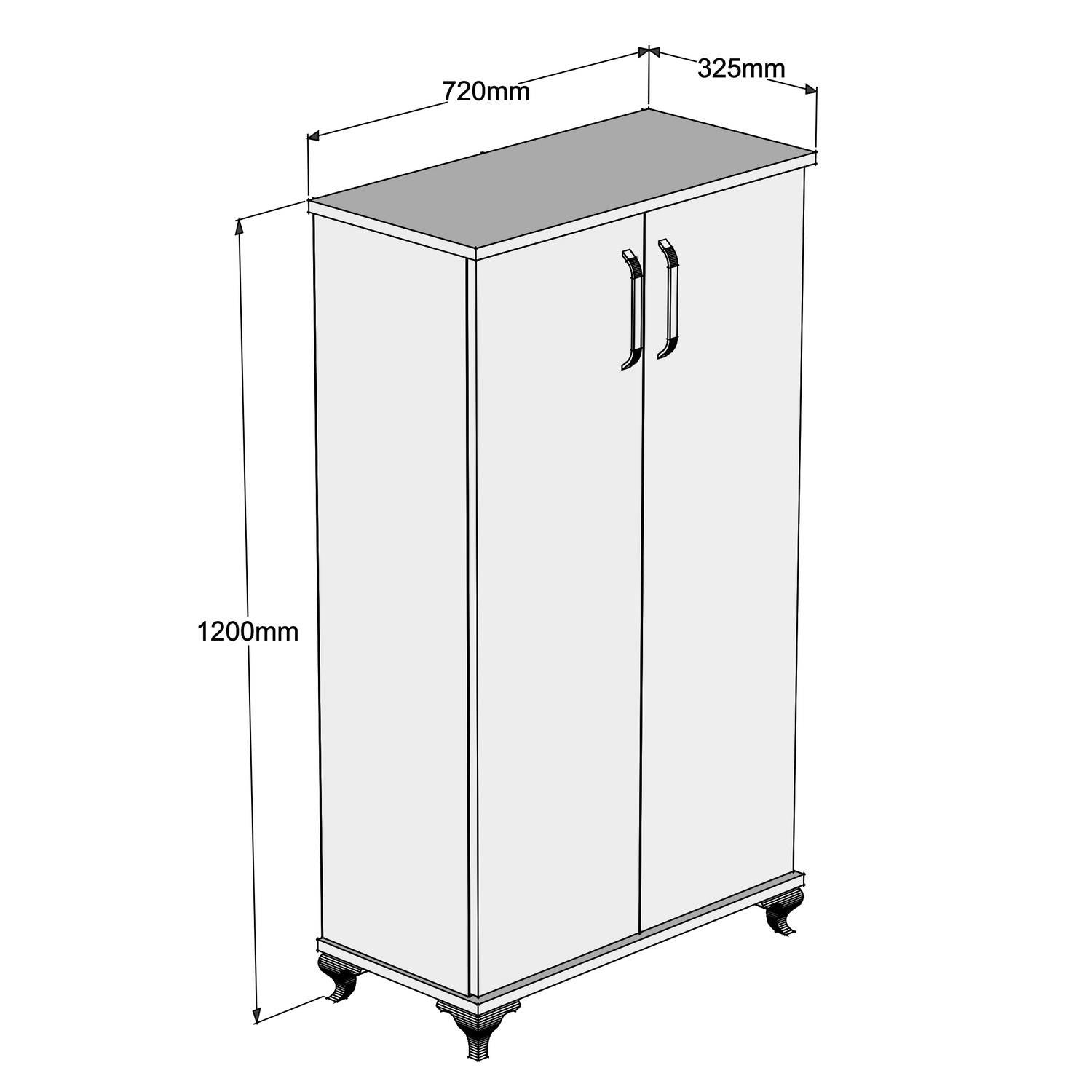 Meuble à chaussures Ari - White