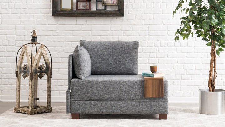 Canapé 1 place Fly Armchair Left - Grey