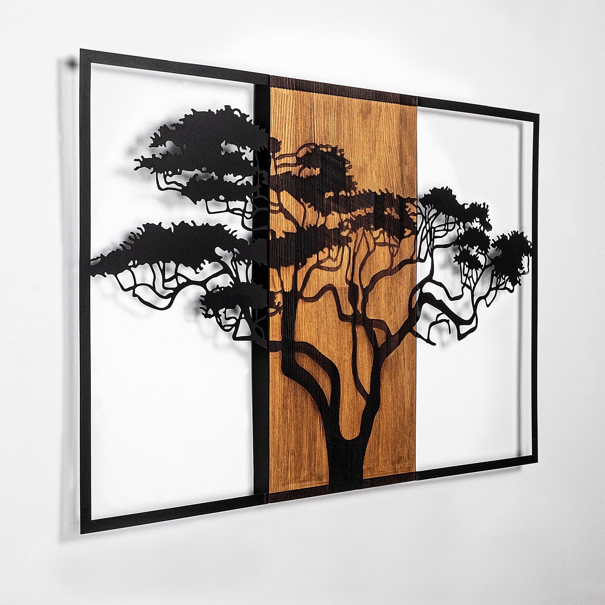 Accessoire mural en bois décoratif Acacia Tree - 388