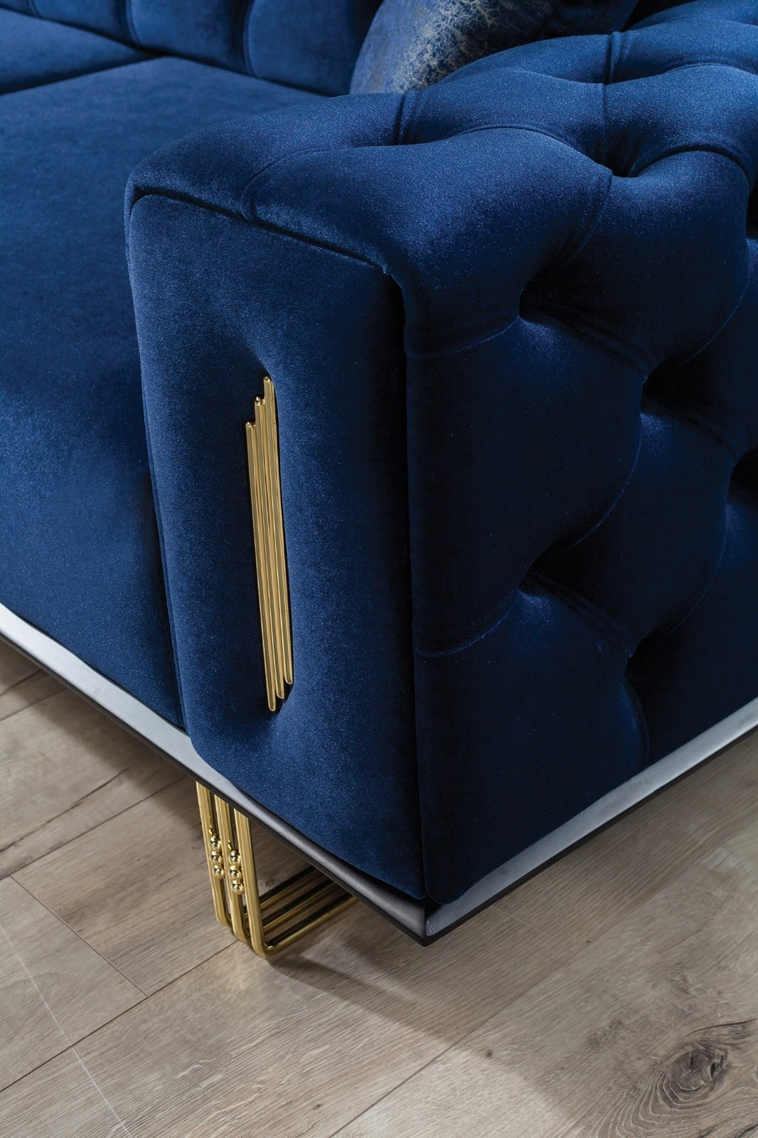 Cizgi Canapé 3 Places Bleu marine