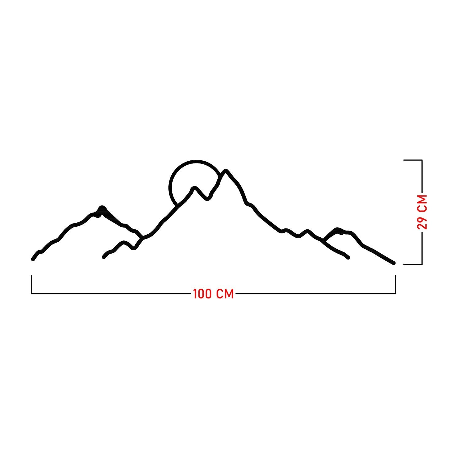 Accessoire mural en métal décoratif Ayers