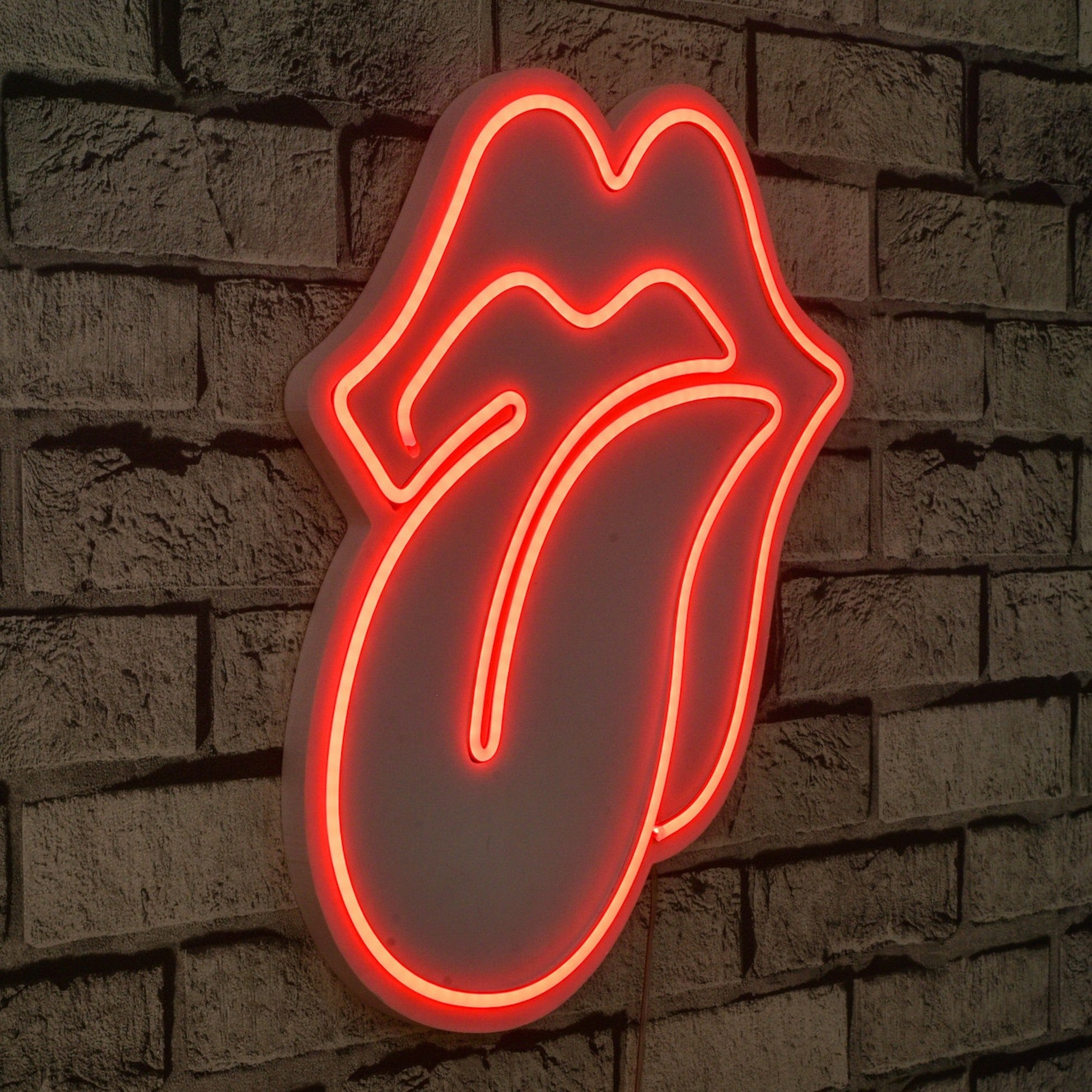 Éclairage LED en plastique décoratif The Rolling Stones - Red
