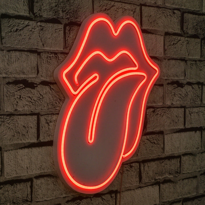 Éclairage LED en plastique décoratif The Rolling Stones - Red