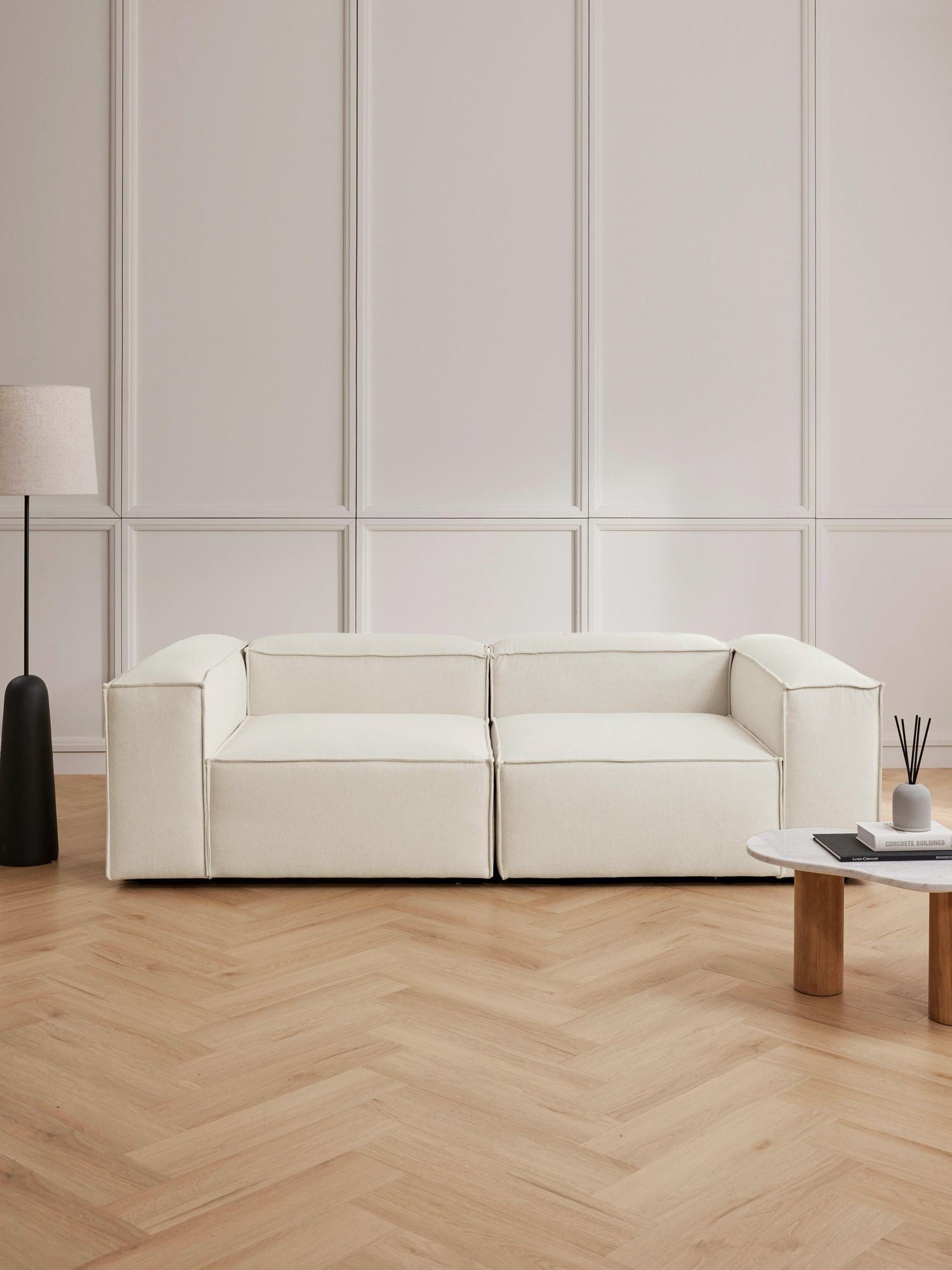 Canapé modulable 3 places en Lin Frida
