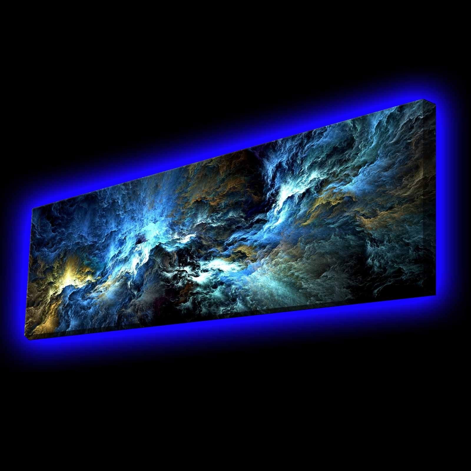 Peinture de toile éclairée à LED décorative 3090KTLGDACT - 005