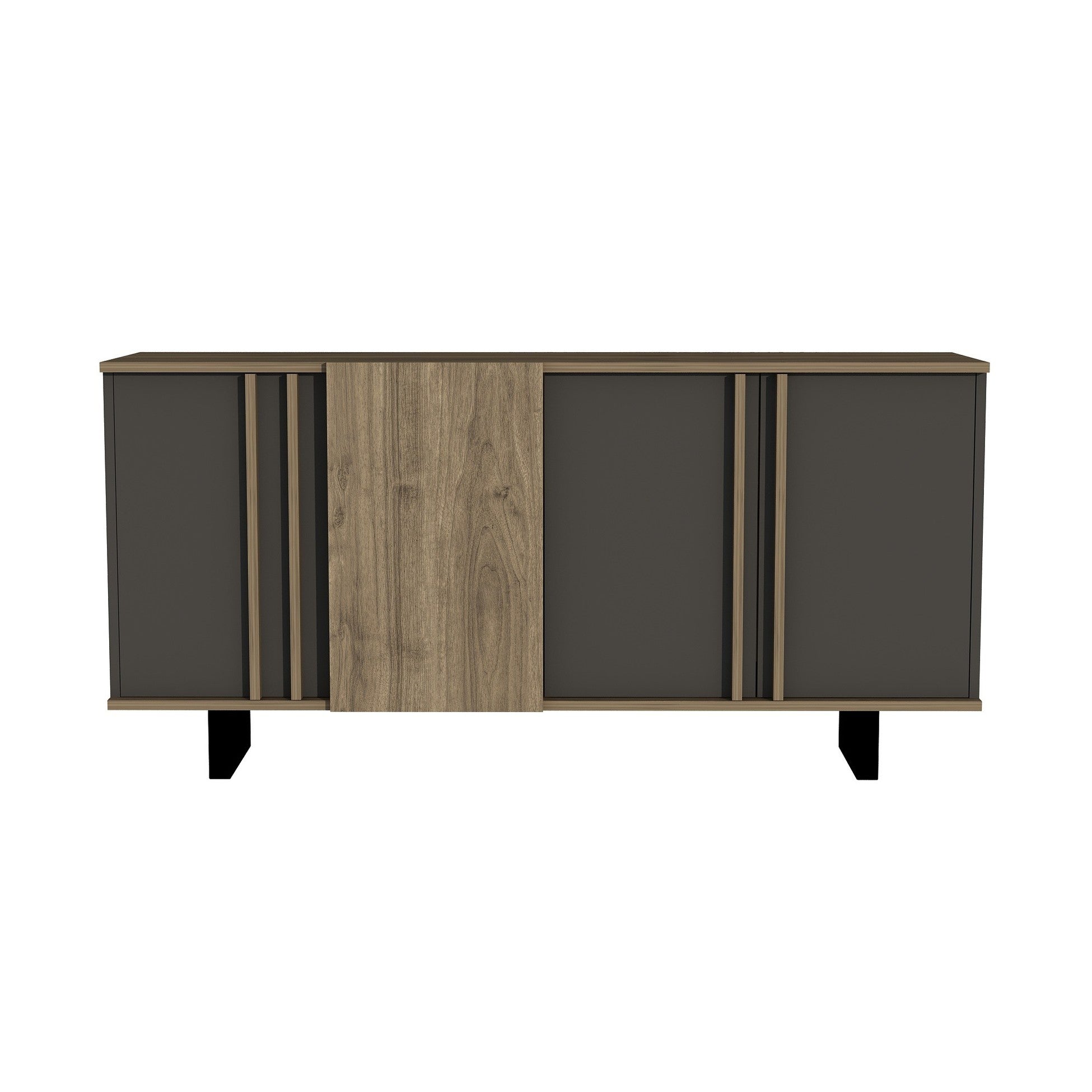 Console Deco - Walnut, Anthracite