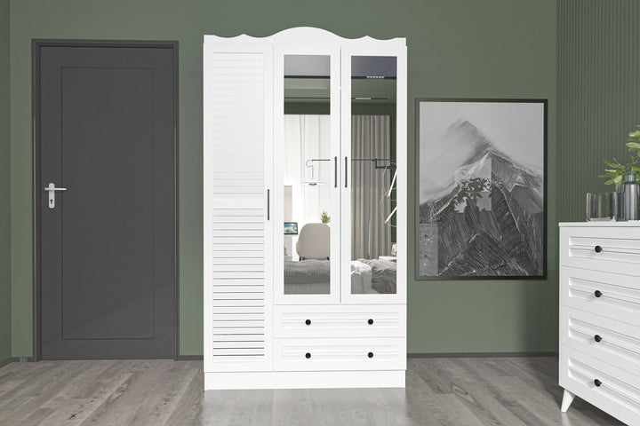 Ensemble de chambres jeunes Nil 810 - White