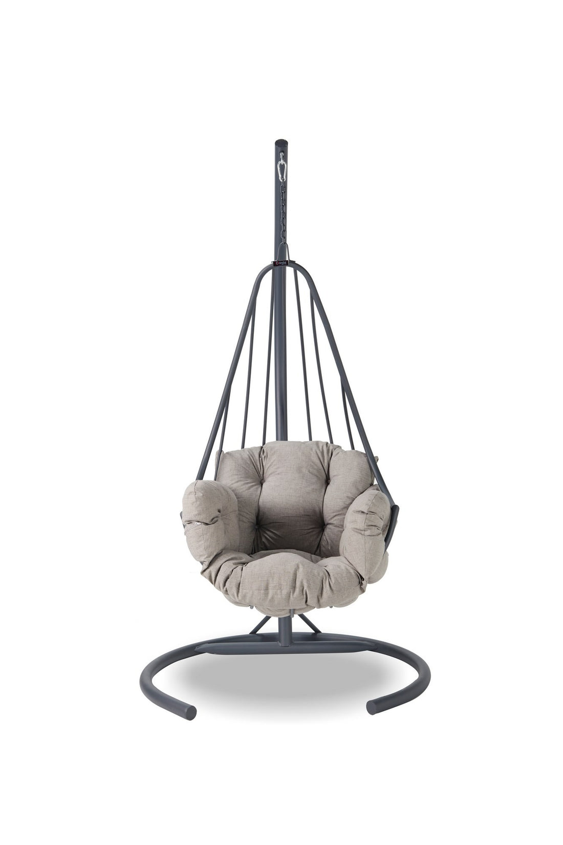 Chaise de balançoire unique de jardin Kırlangıç - Anthracite, Grey