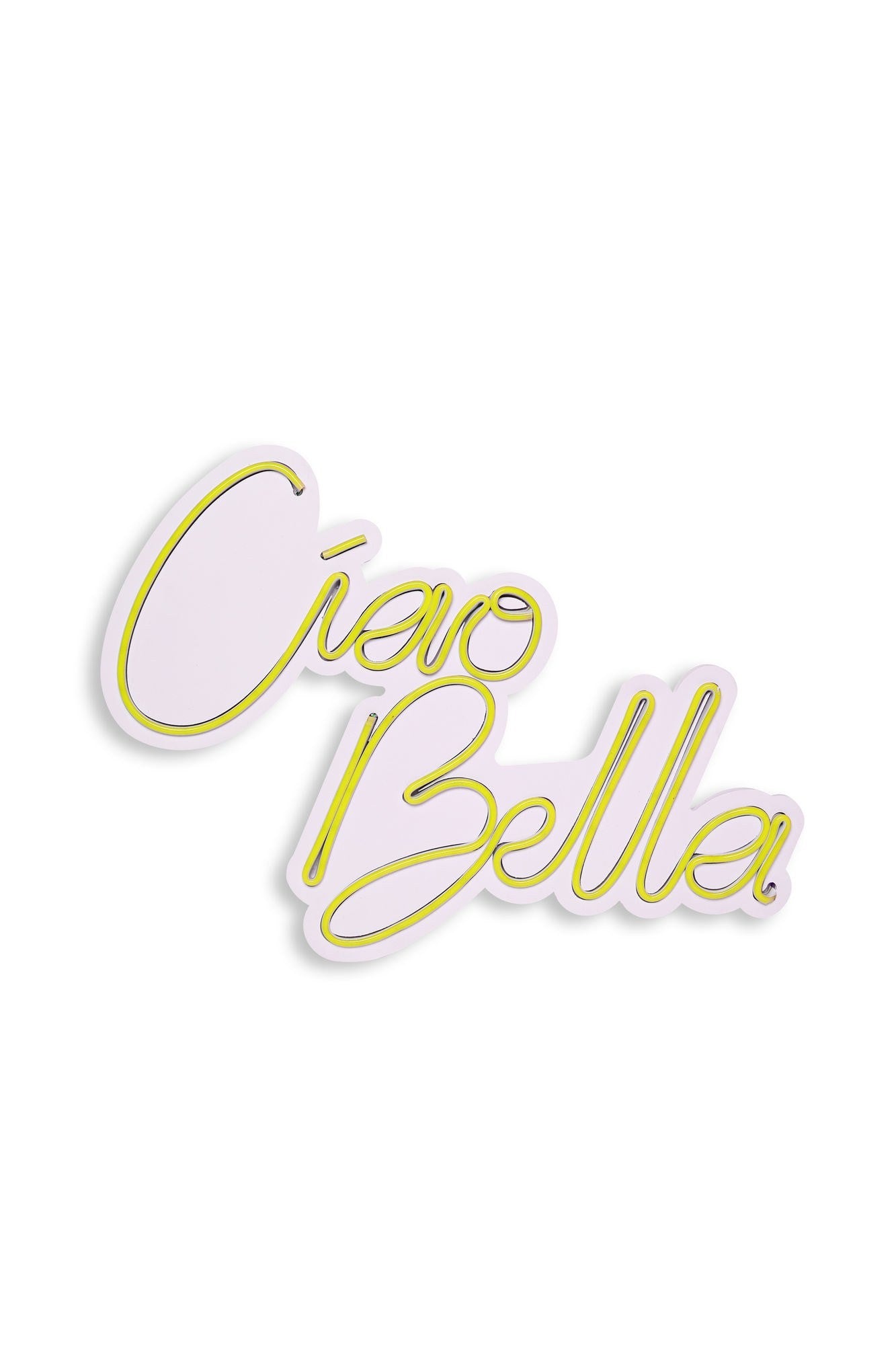 Éclairage LED en plastique décoratif Ciao Bella - Yellow