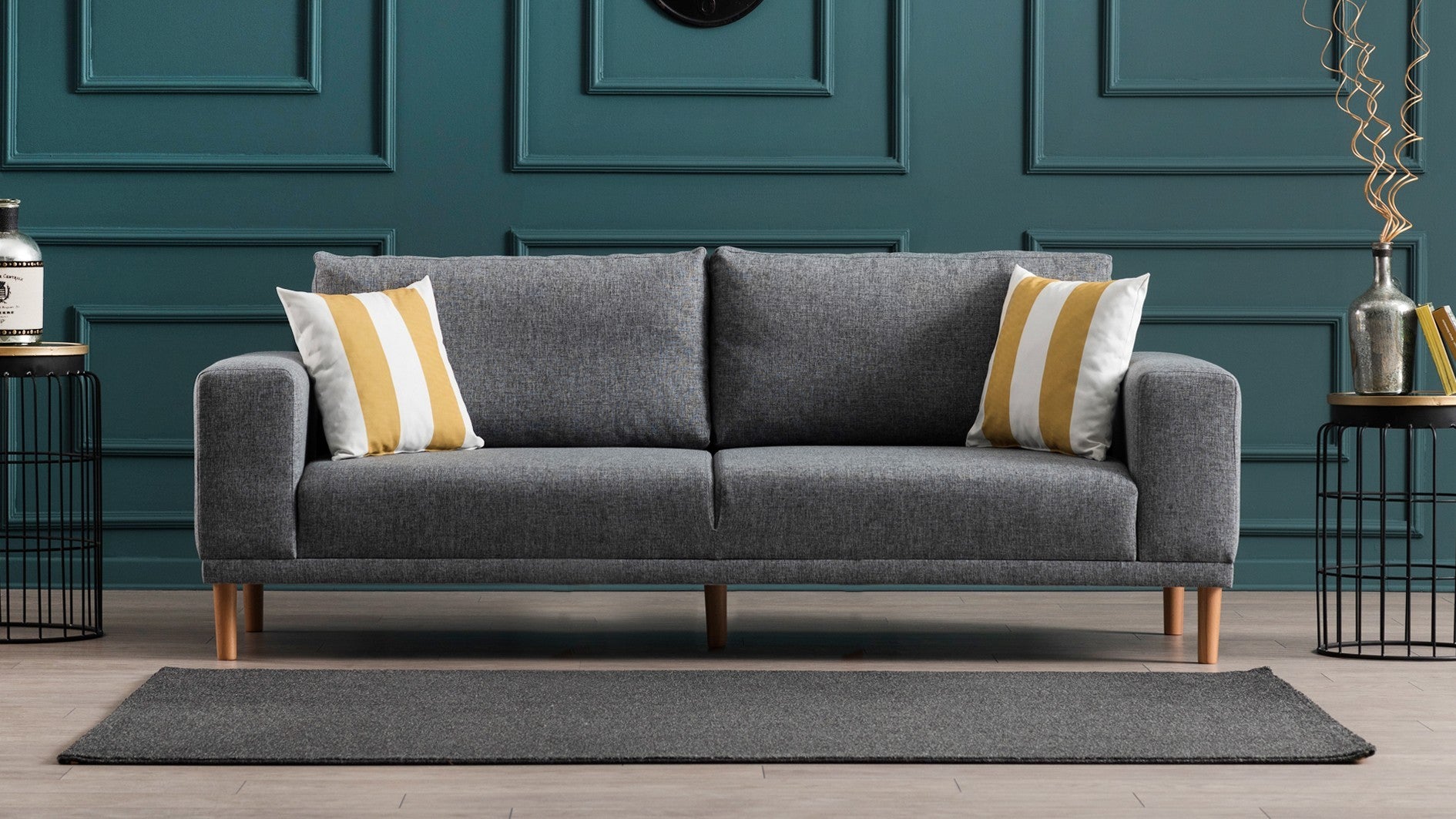 Canapé 3 places Franz - Grey