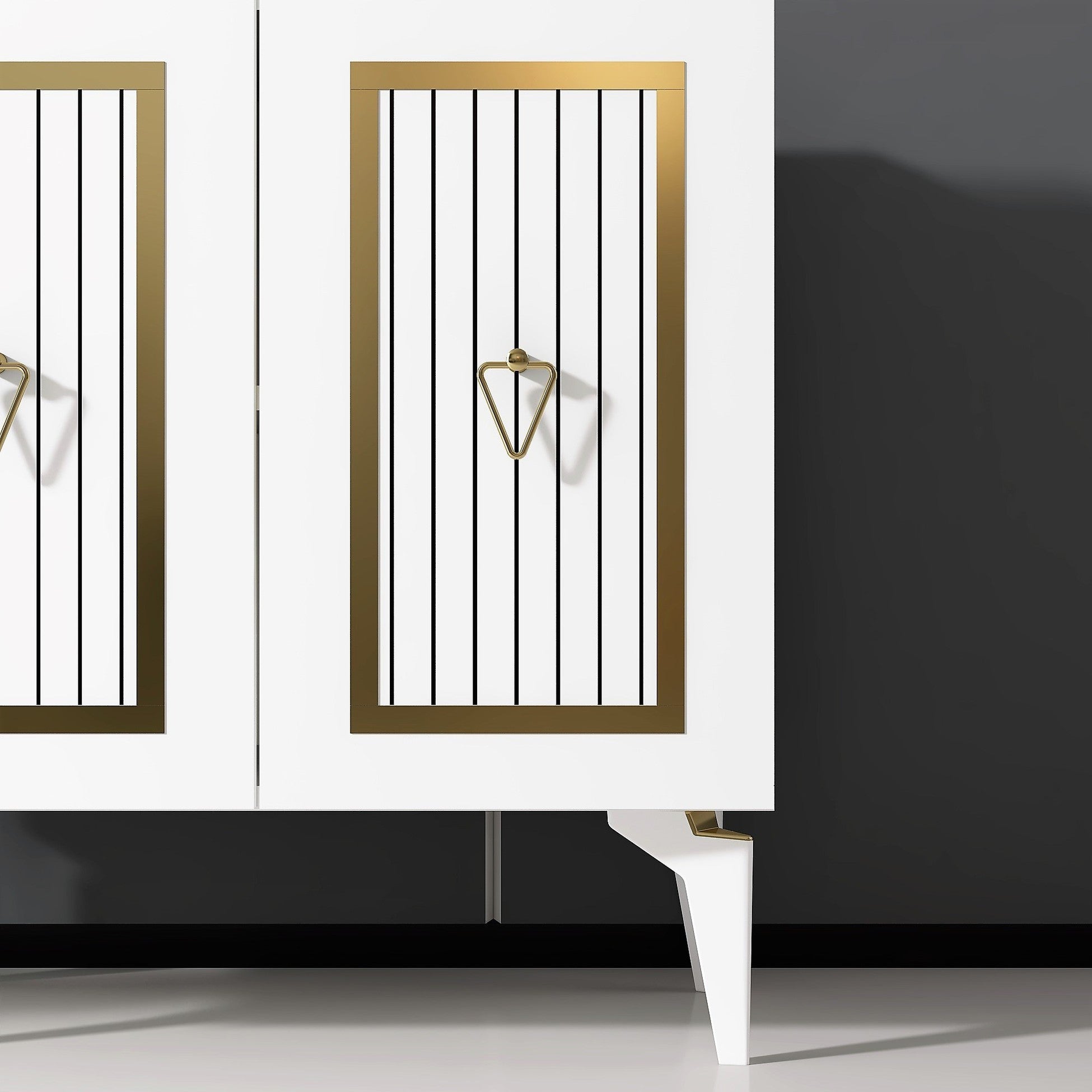 Console Capri - White, Gold