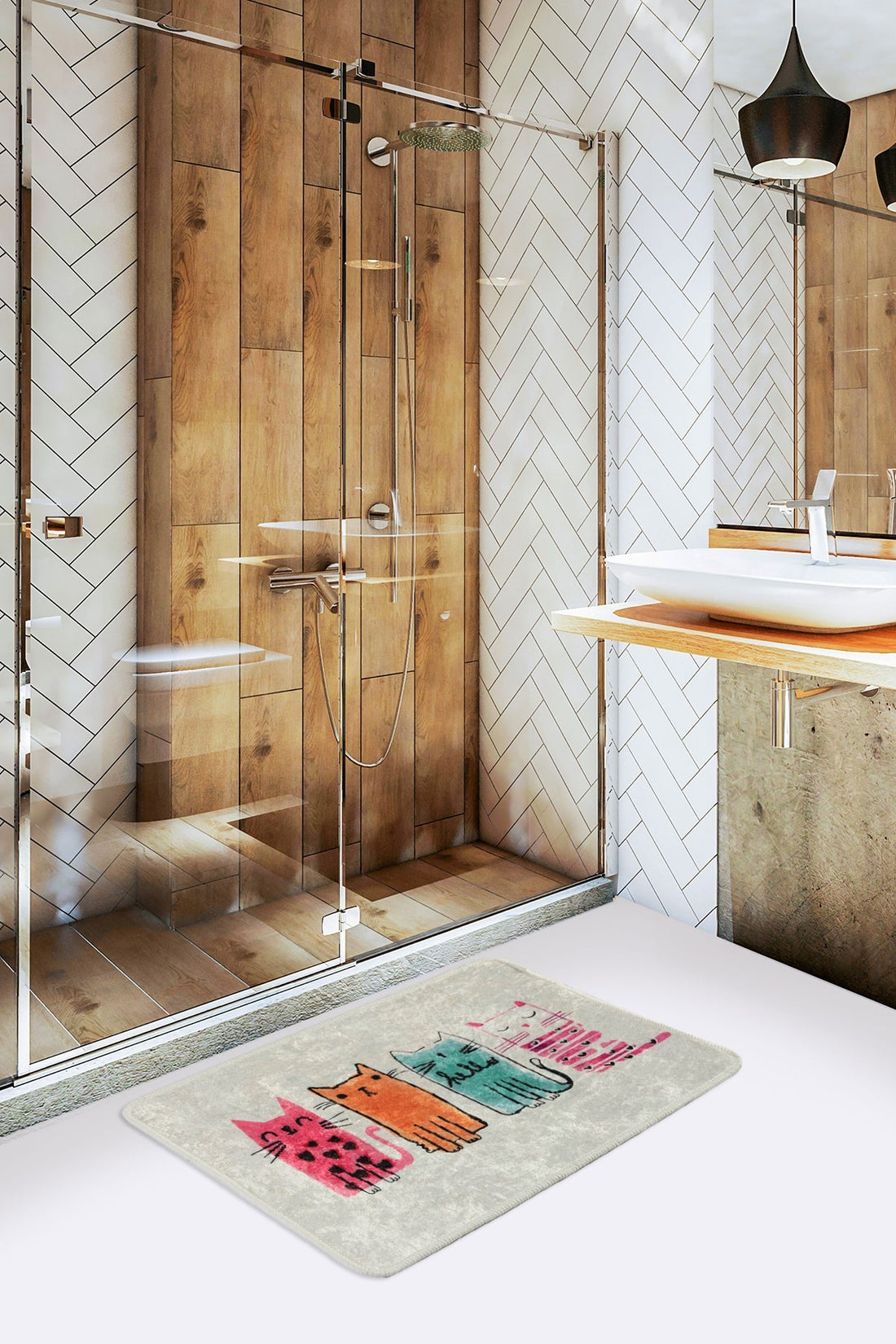 Tapis de bain Baby Cats (40 x 60)