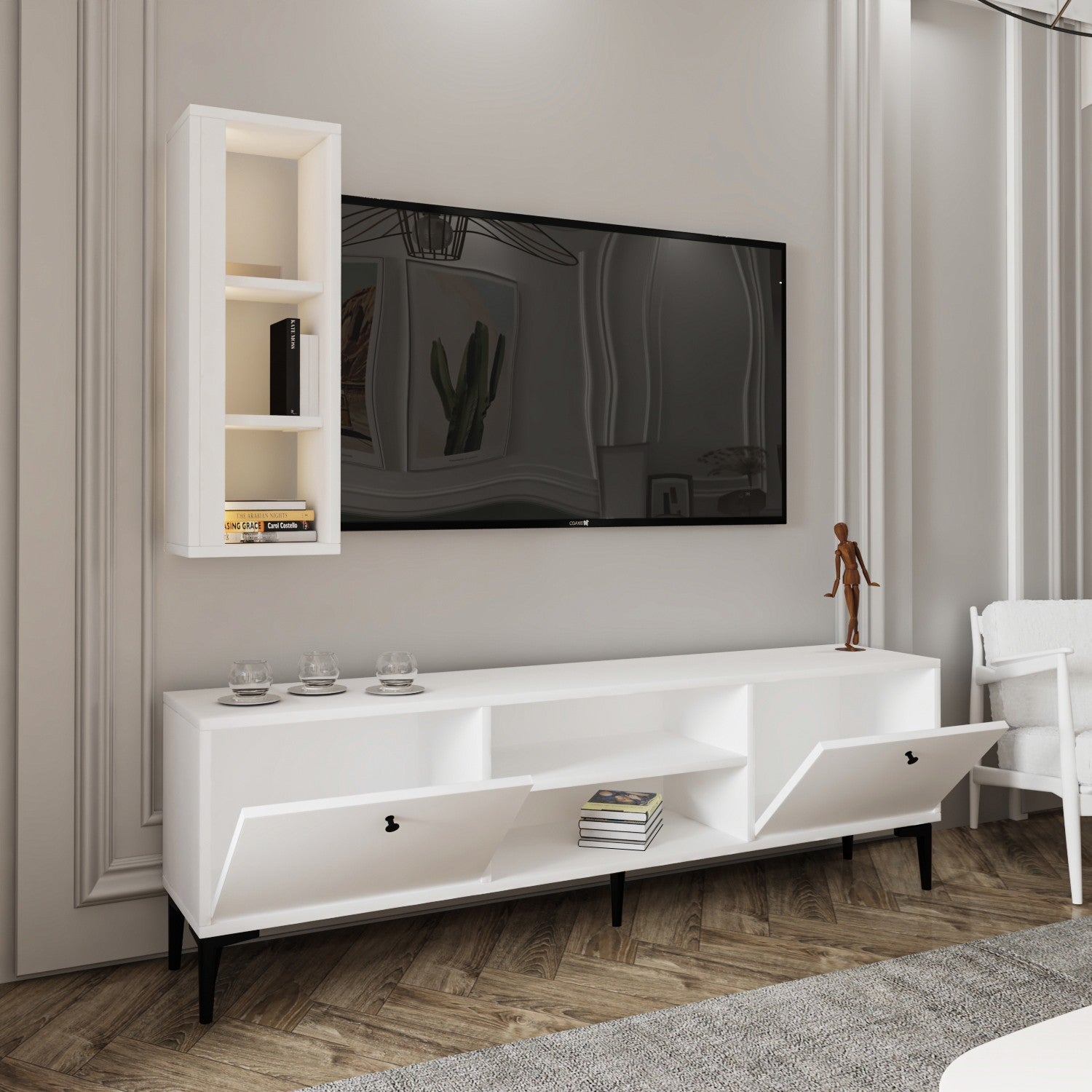 Unité de télévision Bien - White