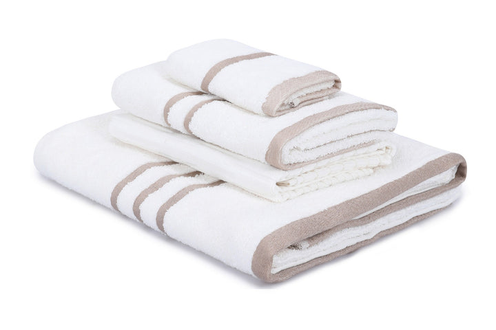 Ensemble de serviettes (4 pièces) Linda - Cream