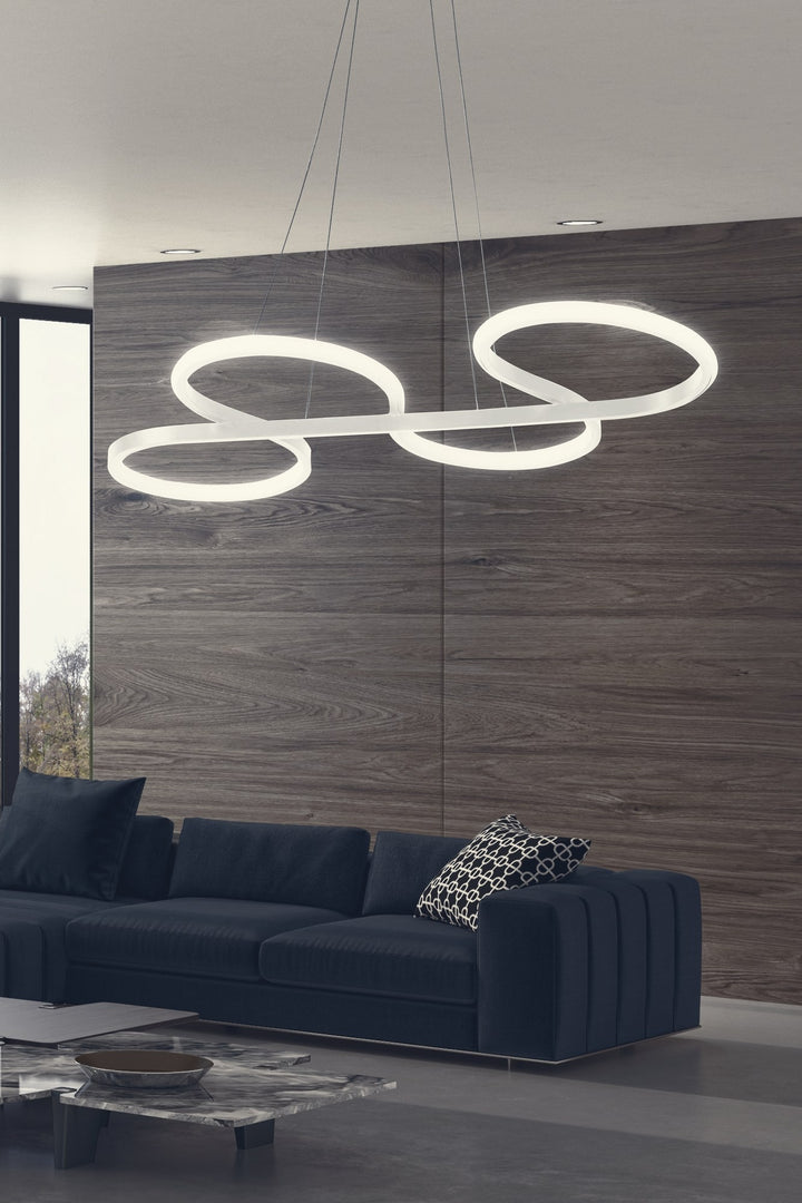 Lustre Swing - White, White Light