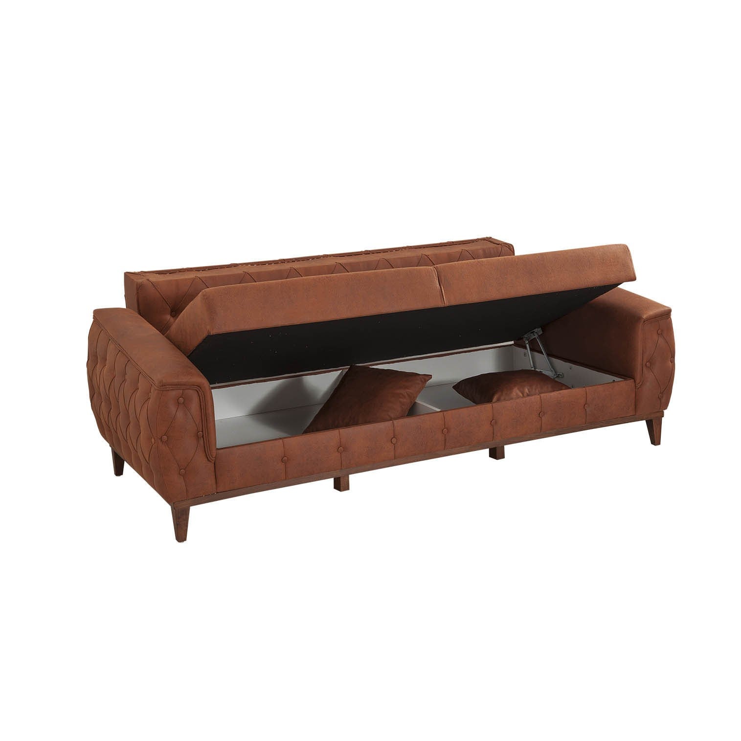 Canapé de 3 places Marta - Brown