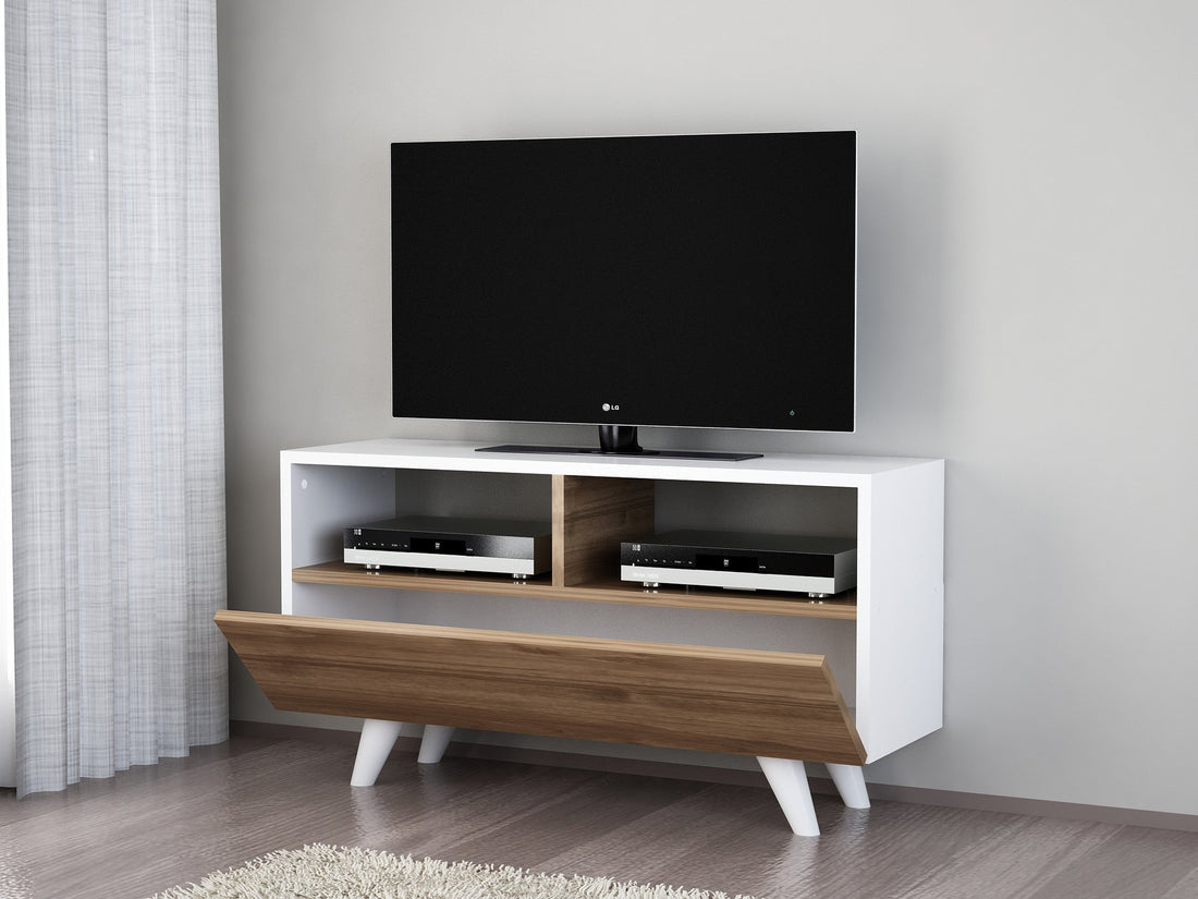 Meuble TV Novella K3 - White, Walnut