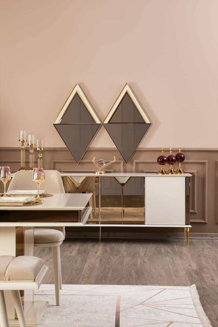 Kontes Console avec miroir