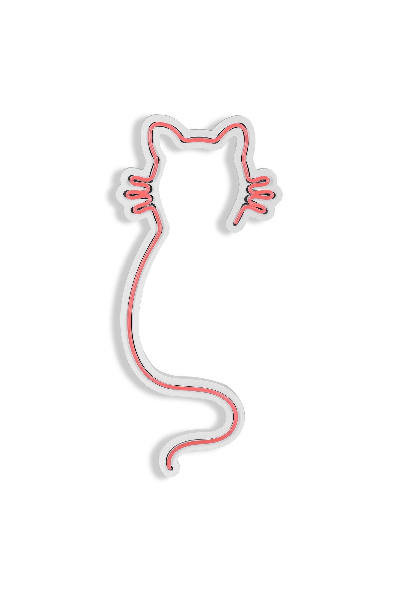 Éclairage LED en plastique décoratif Cat - Pink