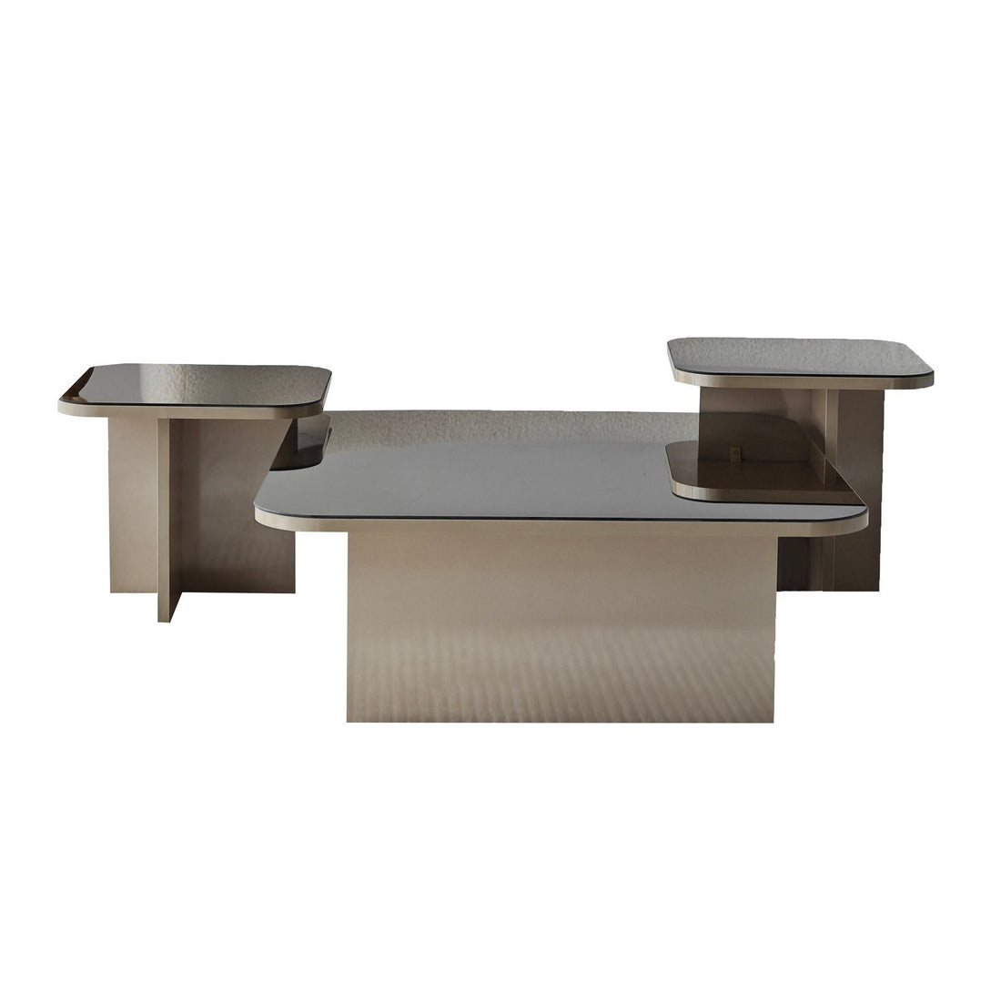 Ensemble de table basse Jazz - Beige, Bronze