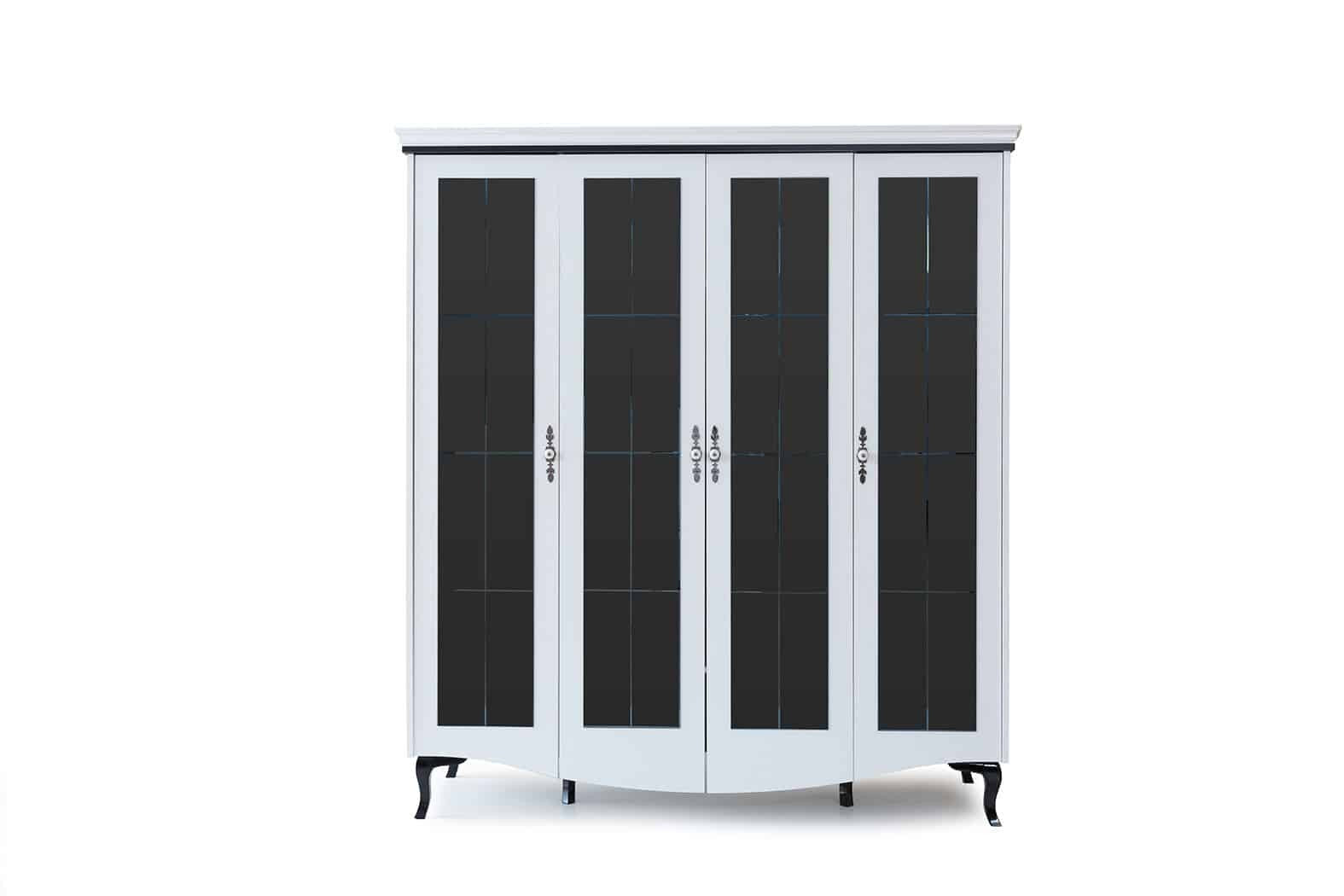 Black And White armoire 4 portes