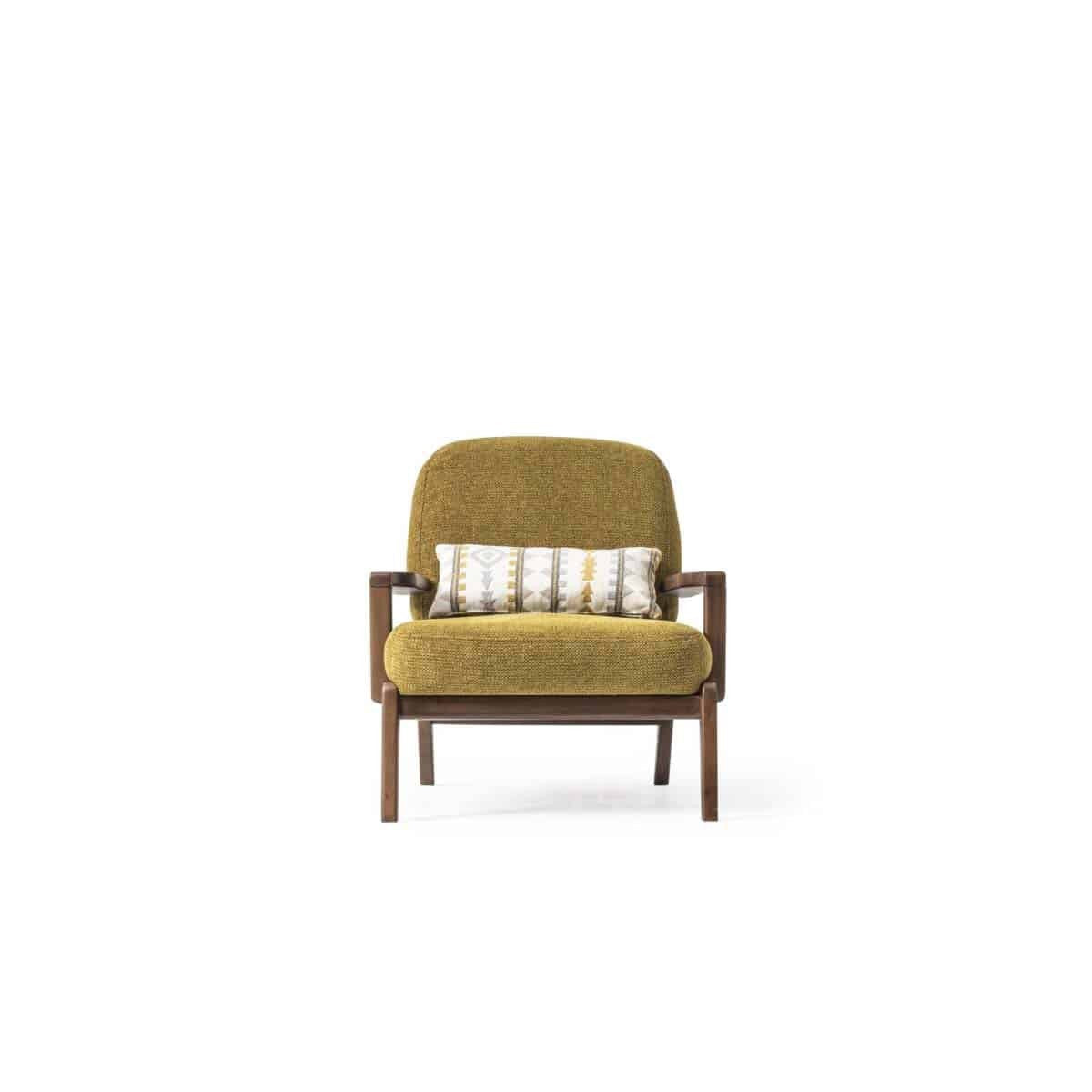 Aston Fauteuil Bergère Jaune