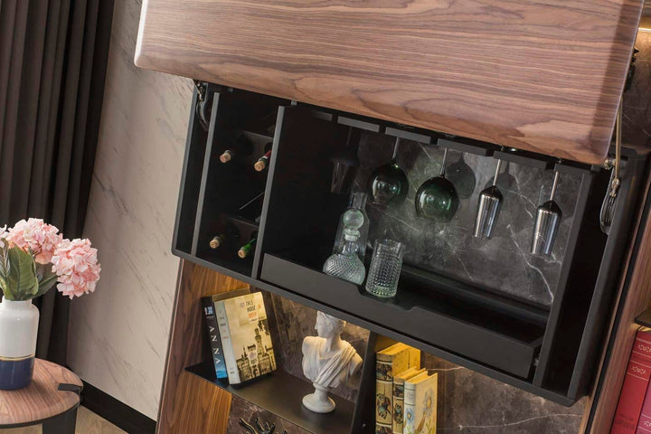 Odessa Meuble Tv bloc de vin