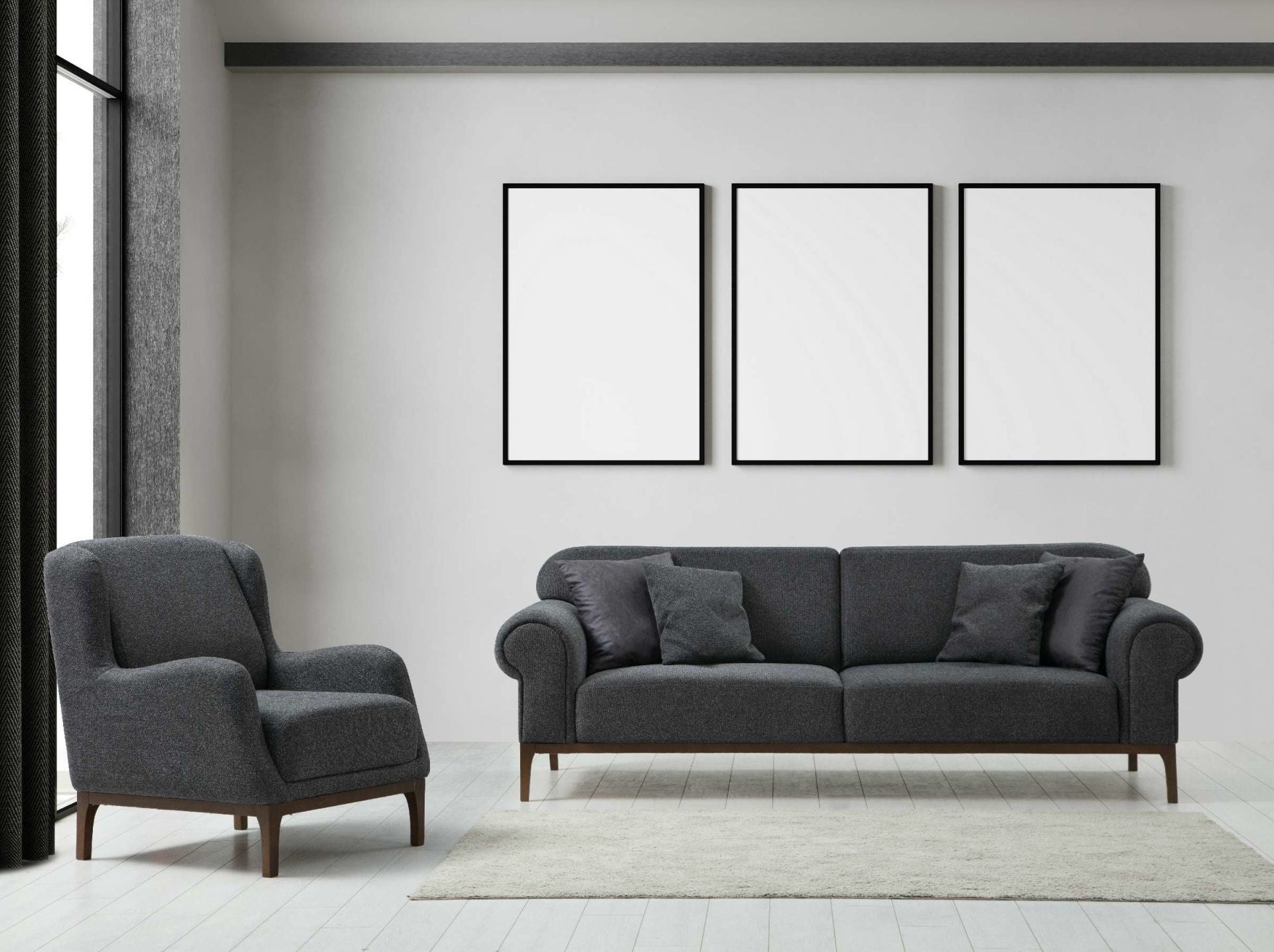 Canapé London Set - Dark Grey