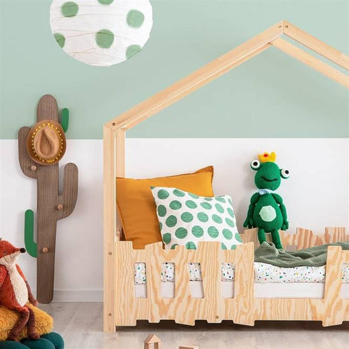 Lit cabane enfant Triangle  ,bois 90x190cm