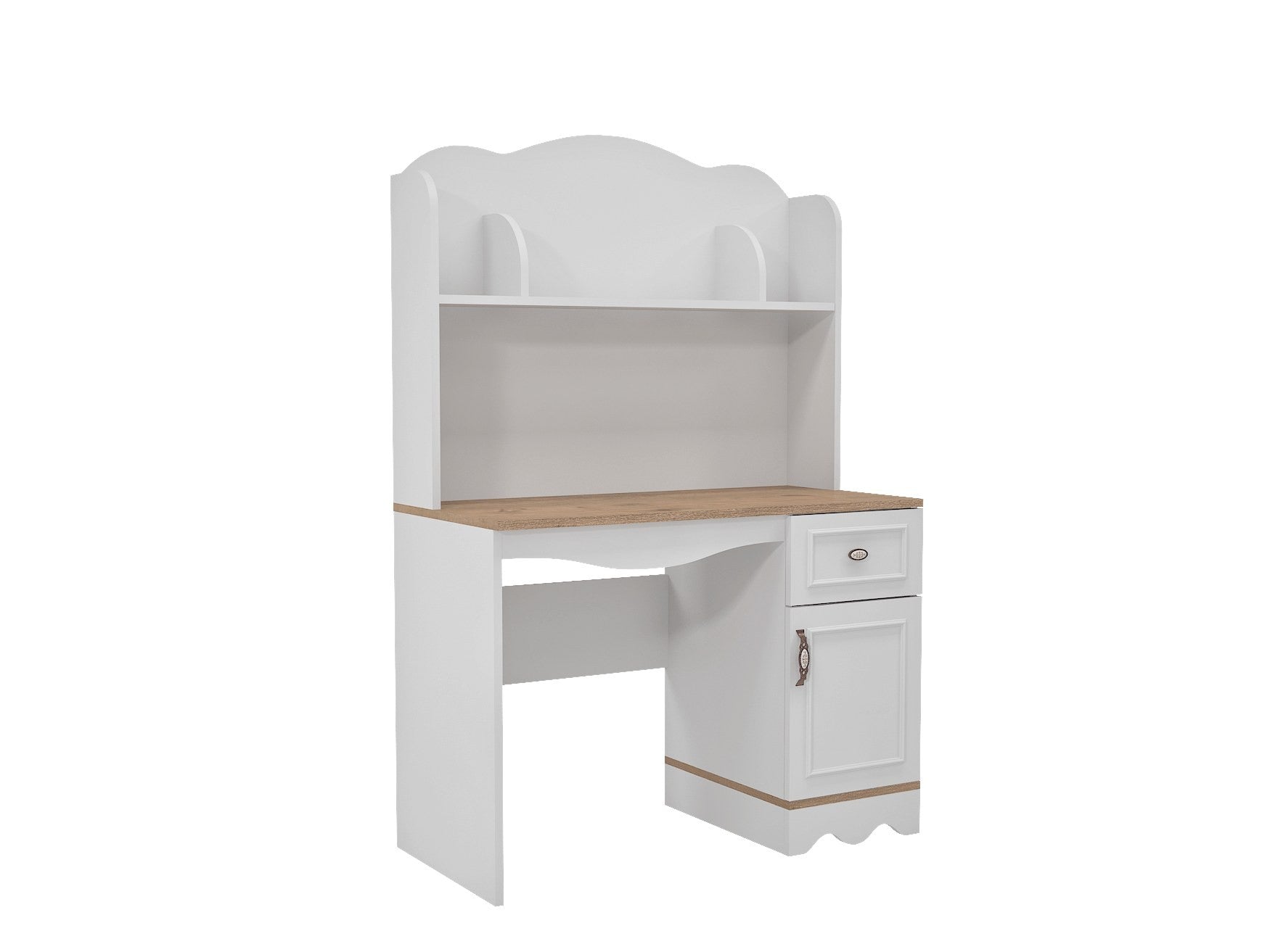 Bureau d'étude Lisa - Oak, White