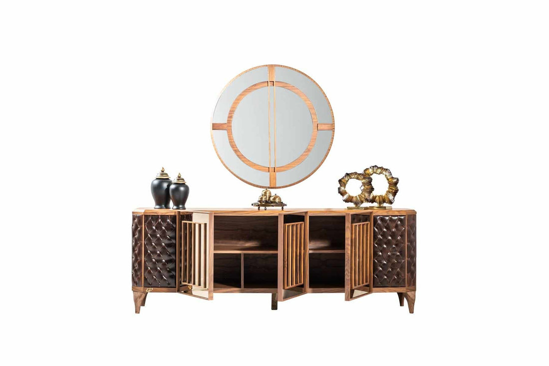 Lotus console marron (3 portes)